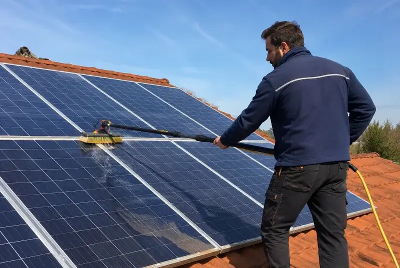 Nettoyage et entretien de panneaux solaires à Malras